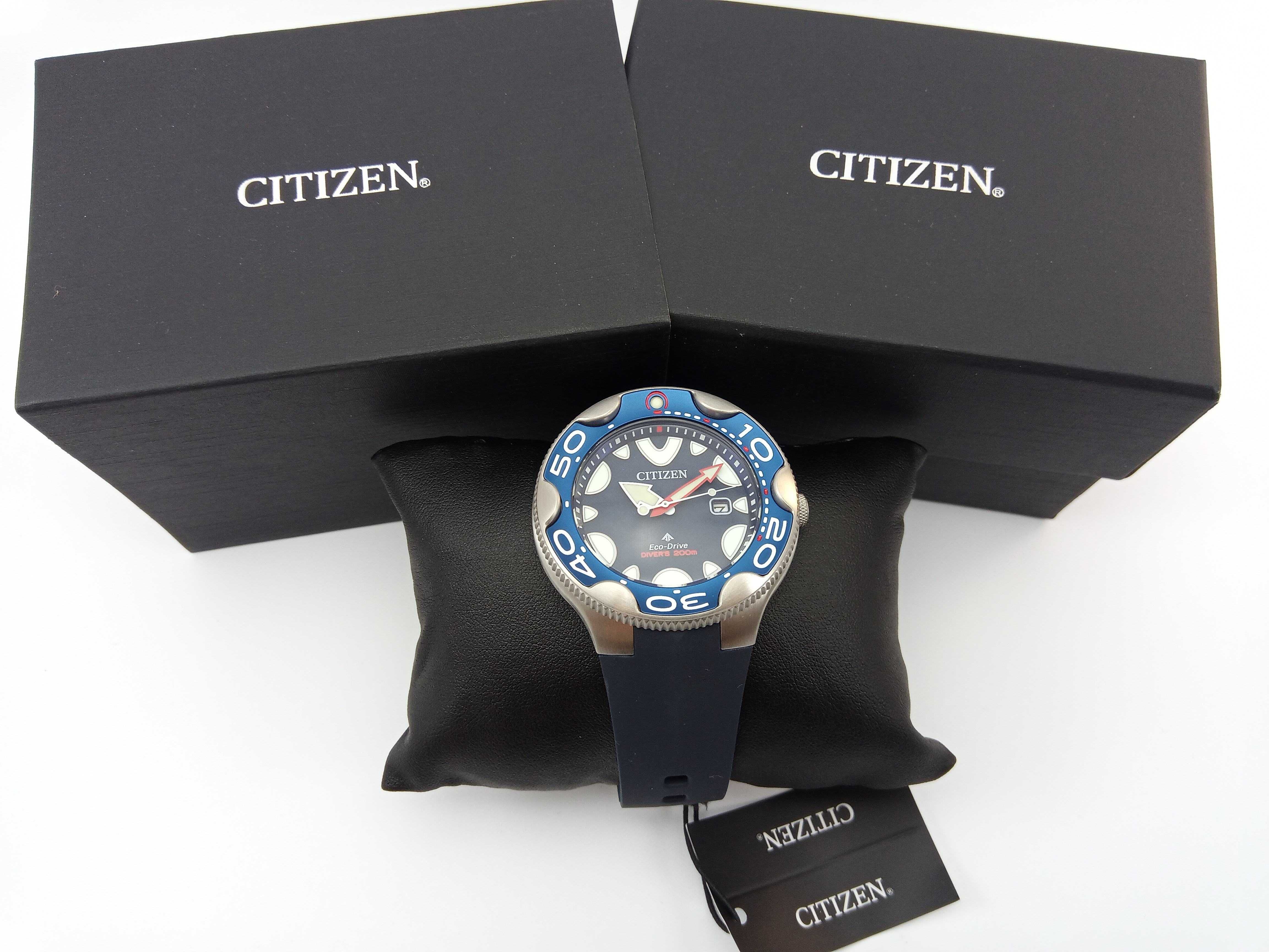 Чоловічий годинник Citizen Eco-Drive BN0231-01L, спецсерія Orca, часы