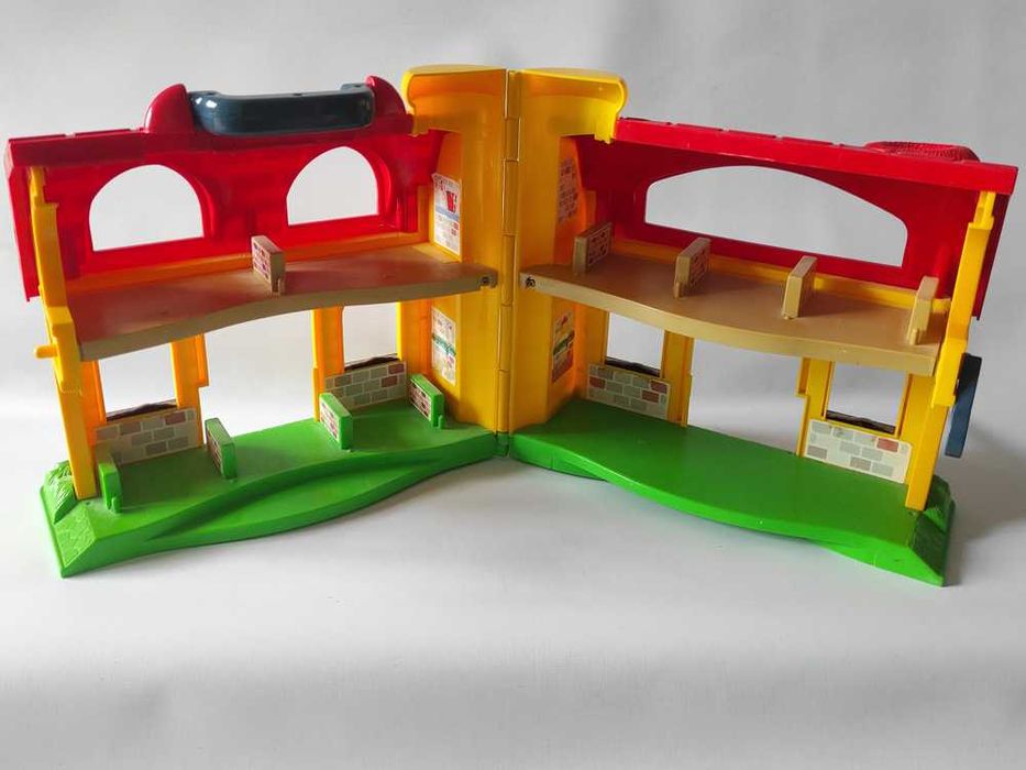 Домик ферма Раскрывающаяся конструкция Игровая основа 32х30х22 см