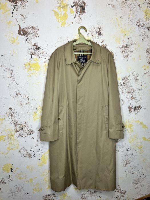 Плащ пальто мужское Burberry оригинал винтаж размер M - L