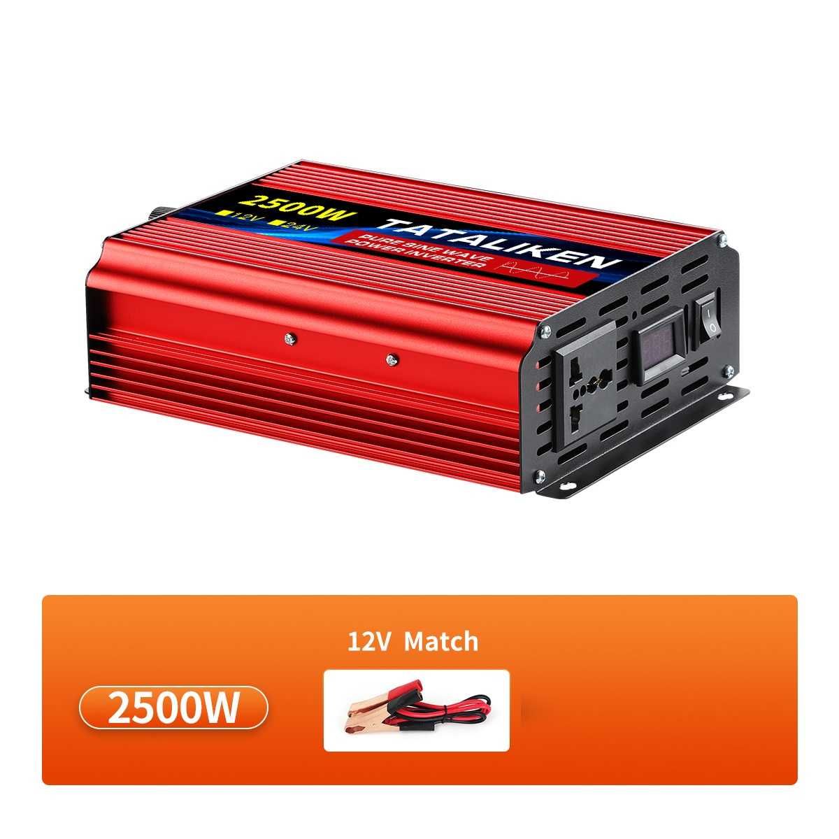 Inversor 12V - 220V 2500W * DC/AC * NOVO * ONDA PURA *