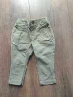 Eleganckie spodnie spodenki jeansowe 68 H&M