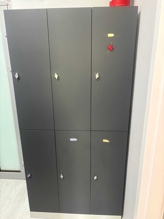 Szafka ubraniowa 6 schowków 1850 x 900 x 500 mm