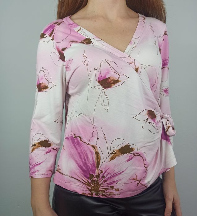 wiosenna bluzka kopertowa wallis 46  18 bluzka do karmienia piersią