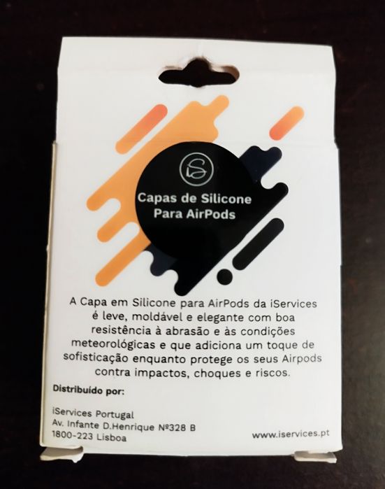 Capa Silicone resistente para Airpods pro 1 ou 2
