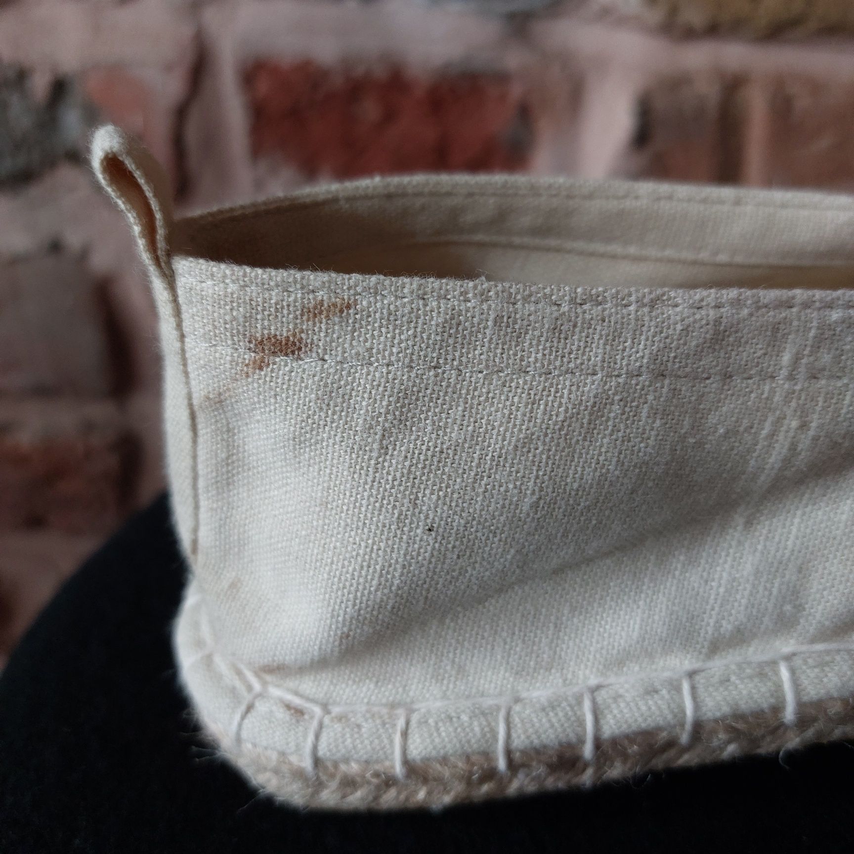 Beżowe płócienne espadryle Even&Odd
