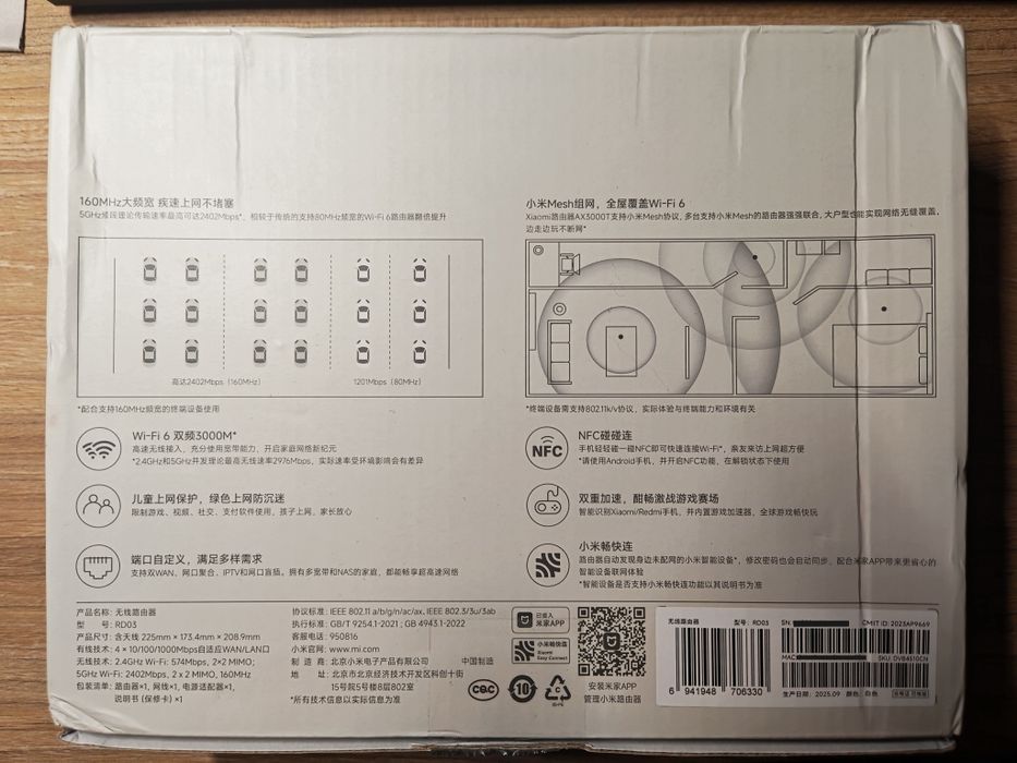 Роутер Xiaomi AX3000T