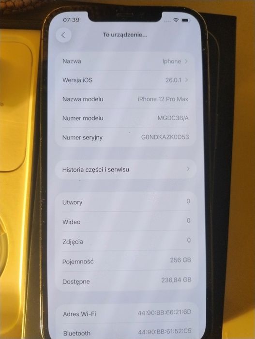 iPhone 12 pro max 256GB 100% bateria!