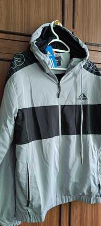 Олимпийка - куртка мужская Adidas, Серая Размер: S