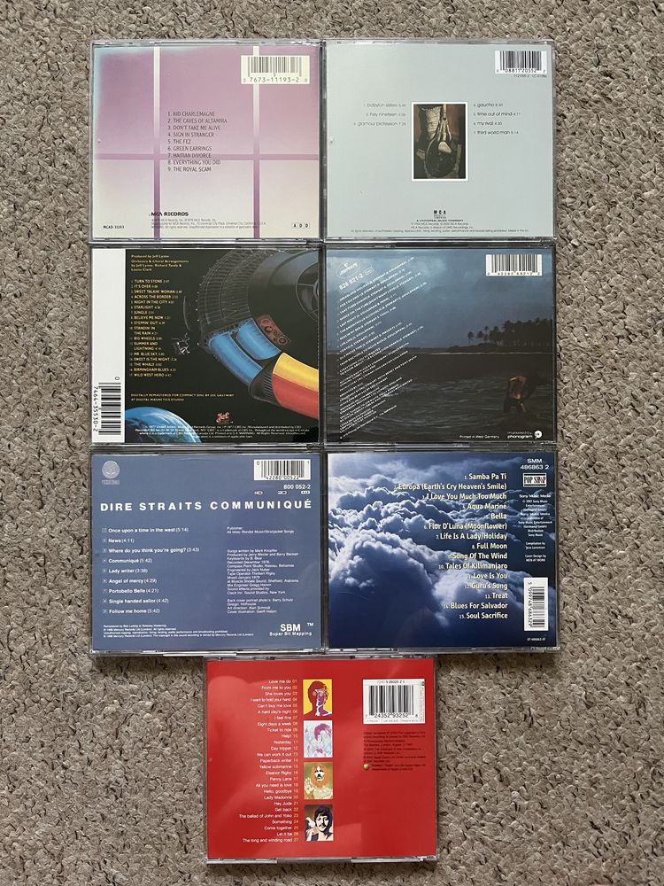 Диски фірмові CD Steely Dan, ELO, 10cc, Dire Straits, Santana, Beatles