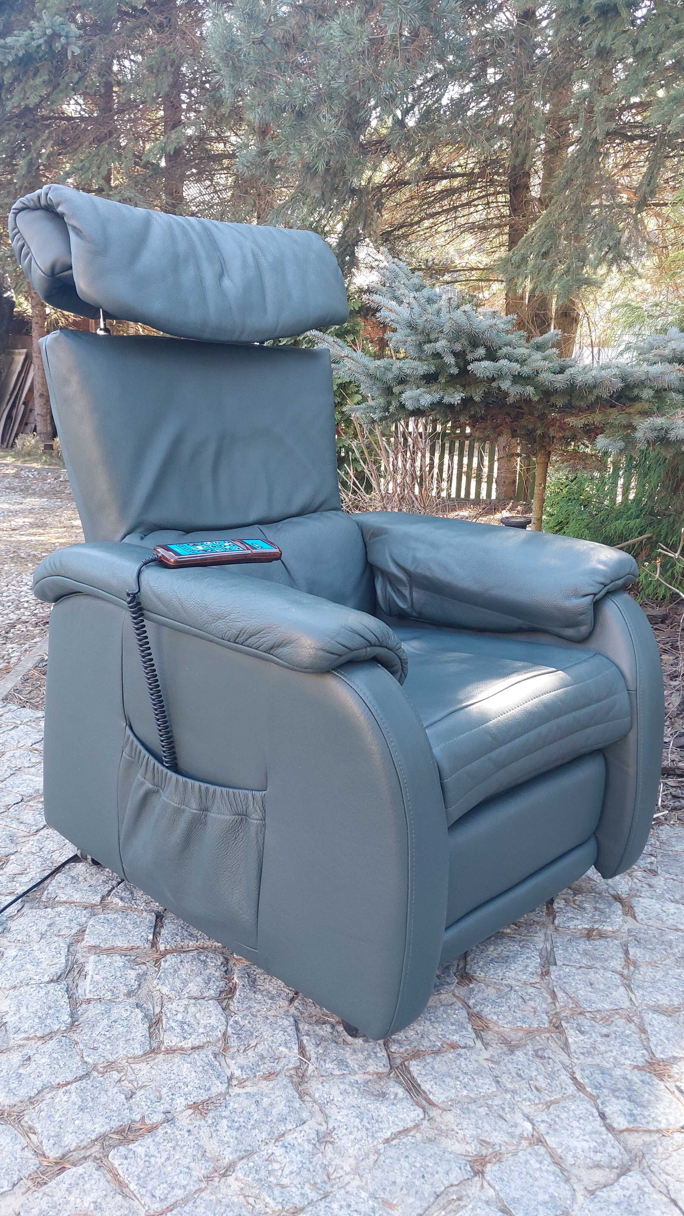 fotel HIMOLLA rozkładany z funkcją relax FULL OPCJA pilot pionizacja