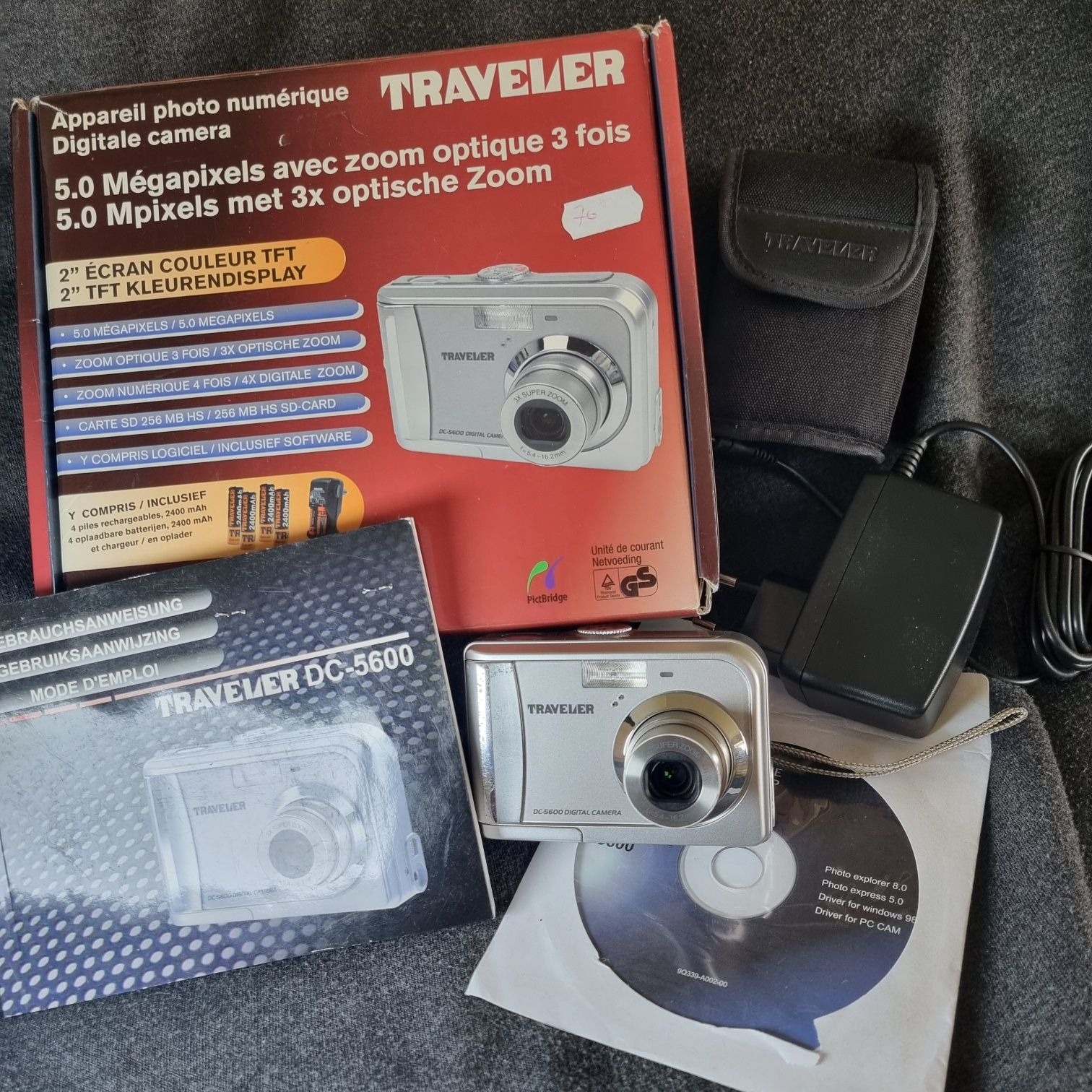 Traveler DC-5600 – Pełen zestaw z pudełkiem!