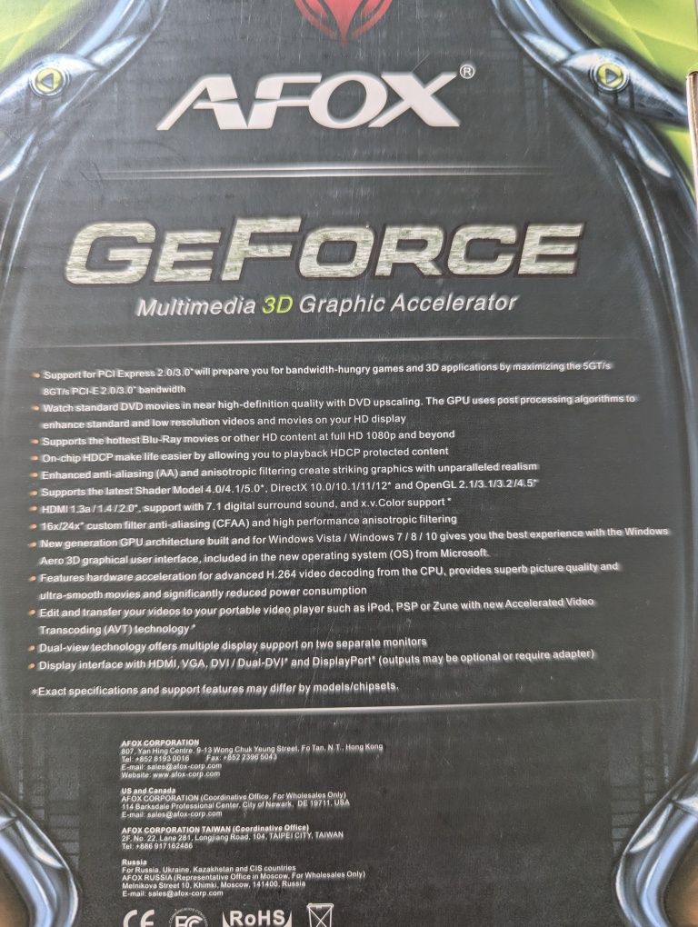 Відеокарта AFOX GeForce GT740 2048MB DDR5