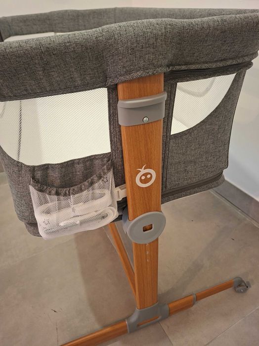 MoMi SMART BED łóżeczko 4w1 szare