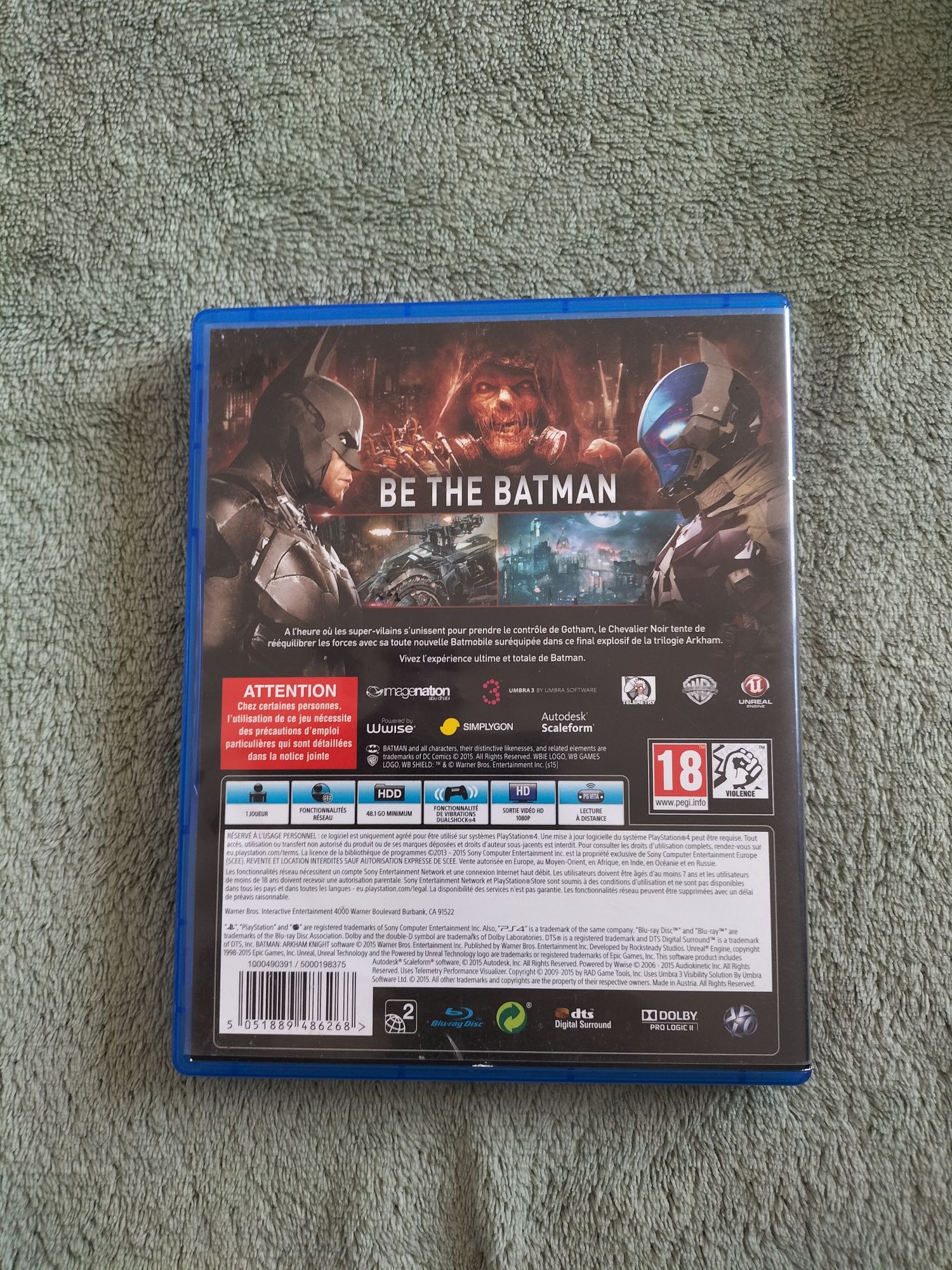 Batman Arkham knight, ps4