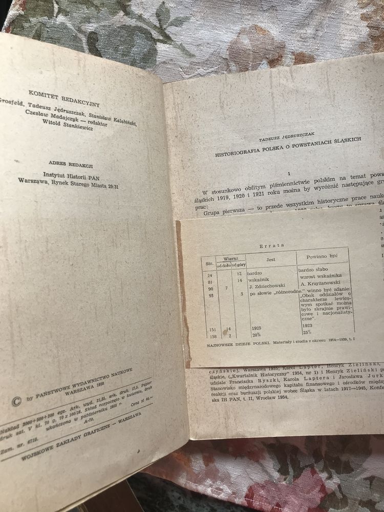 Najnowsze dzieje Polskie materiały i studia 14 do 39 Grosfeld historia
