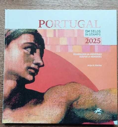 PORTUGAL EM SELOS 2025 - livro CTT sem selos + prova e selo ouro
