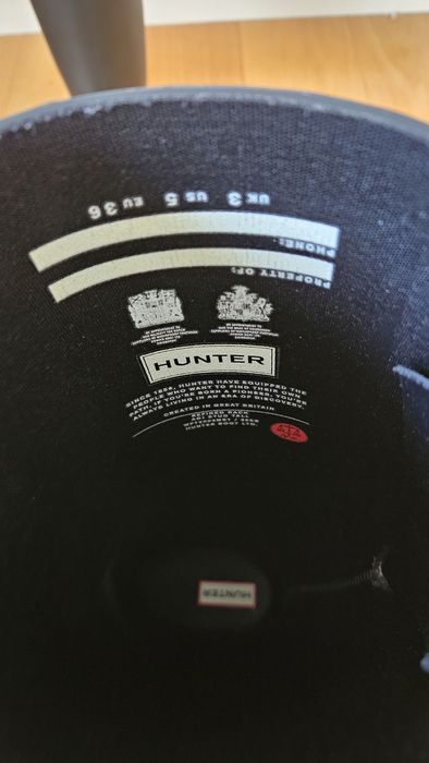 Galochas pretas Hunter