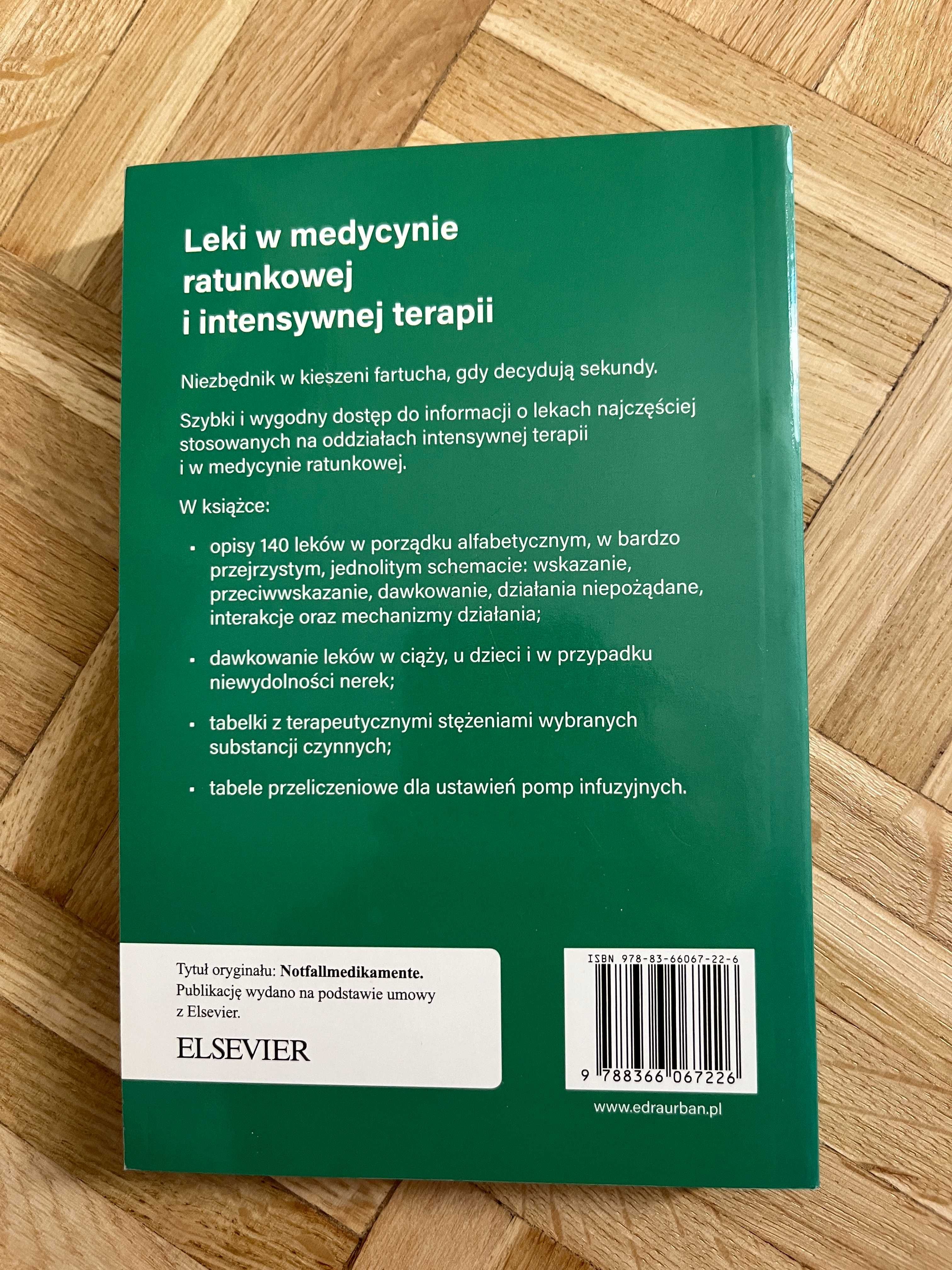 Leki w medycynie ratunkowej i intensywnej terapii