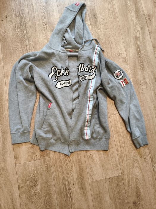 ЗИП худи зипка ecko unltd серая винтаж архив sk8 y2k