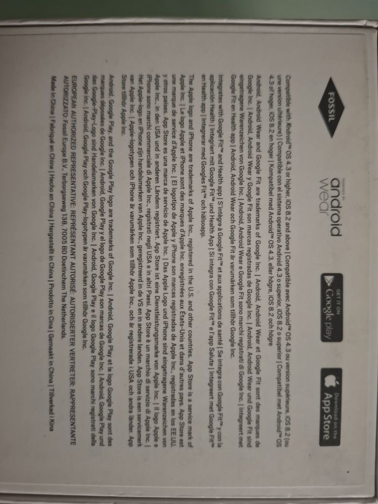 Fossil Q Wander - Relogio Smartwatch