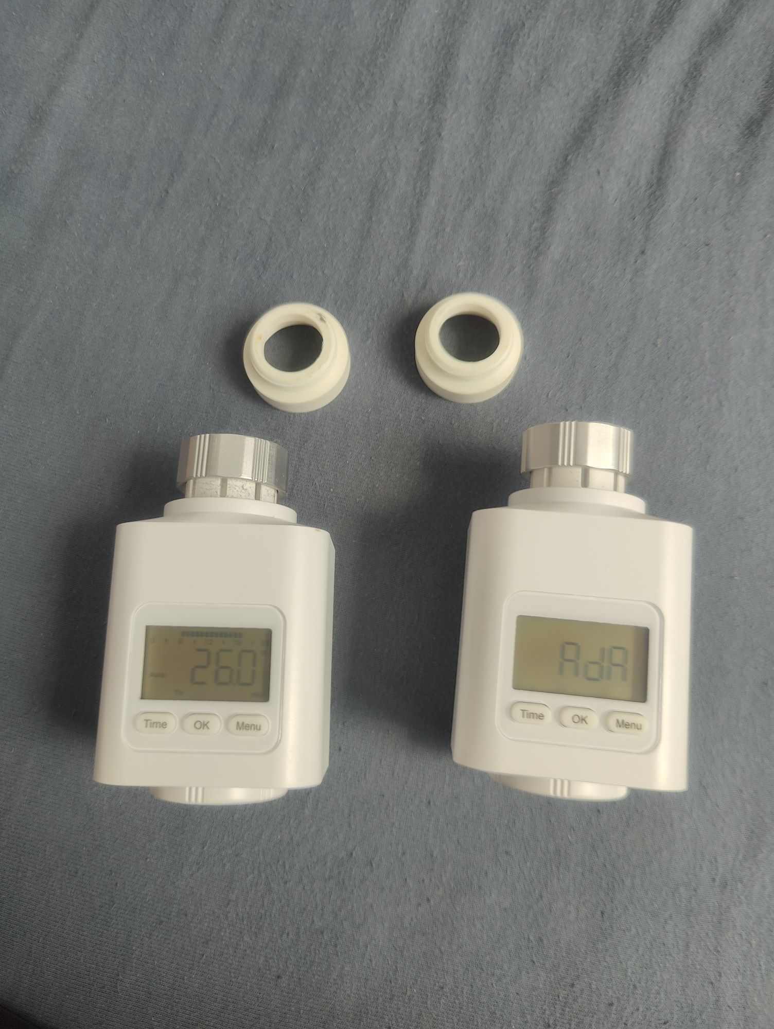 Termostaty elektroniczne do kaloryfera +adaptery