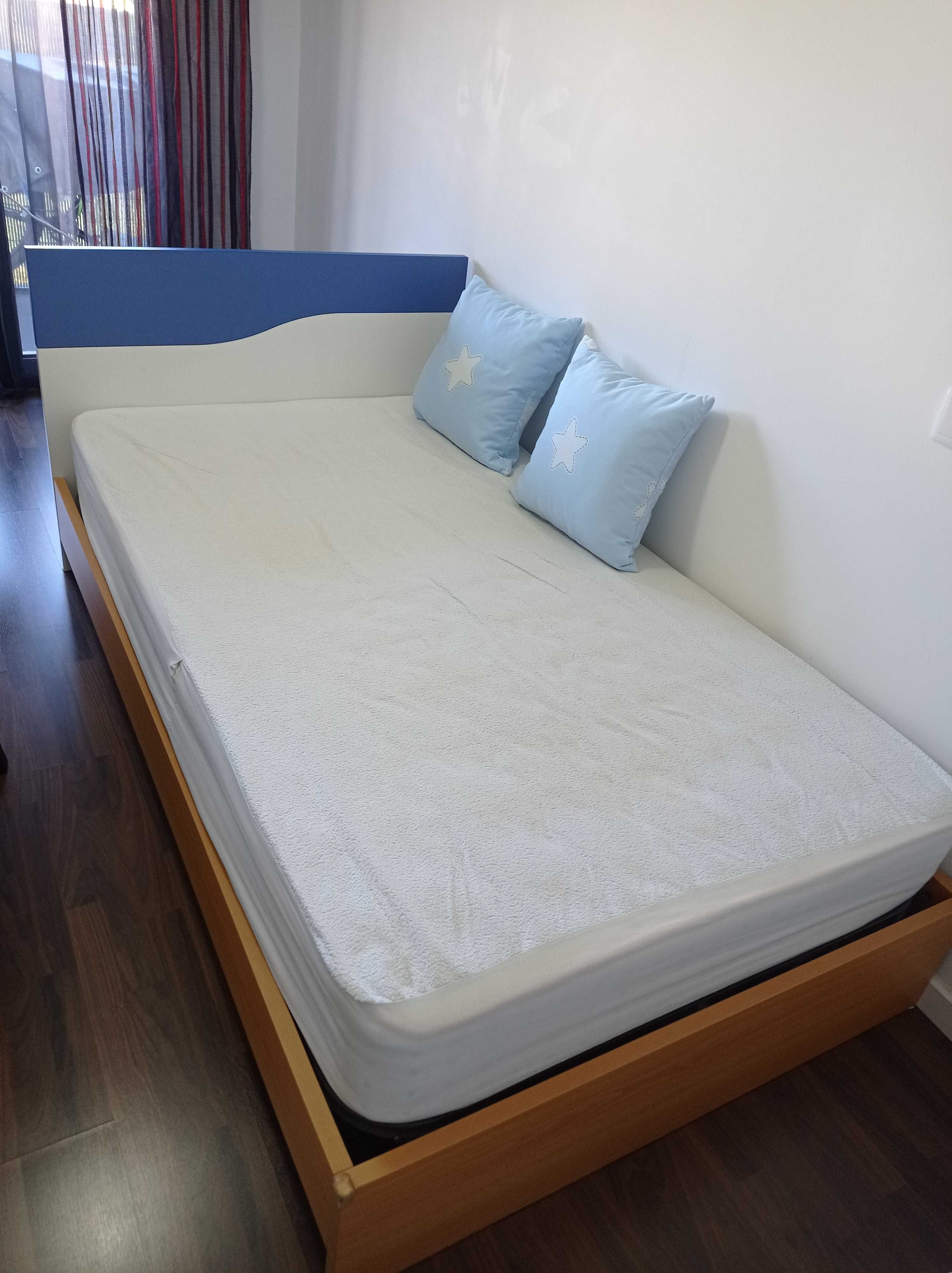 Cama de Solteiro para Homem, 110 cm