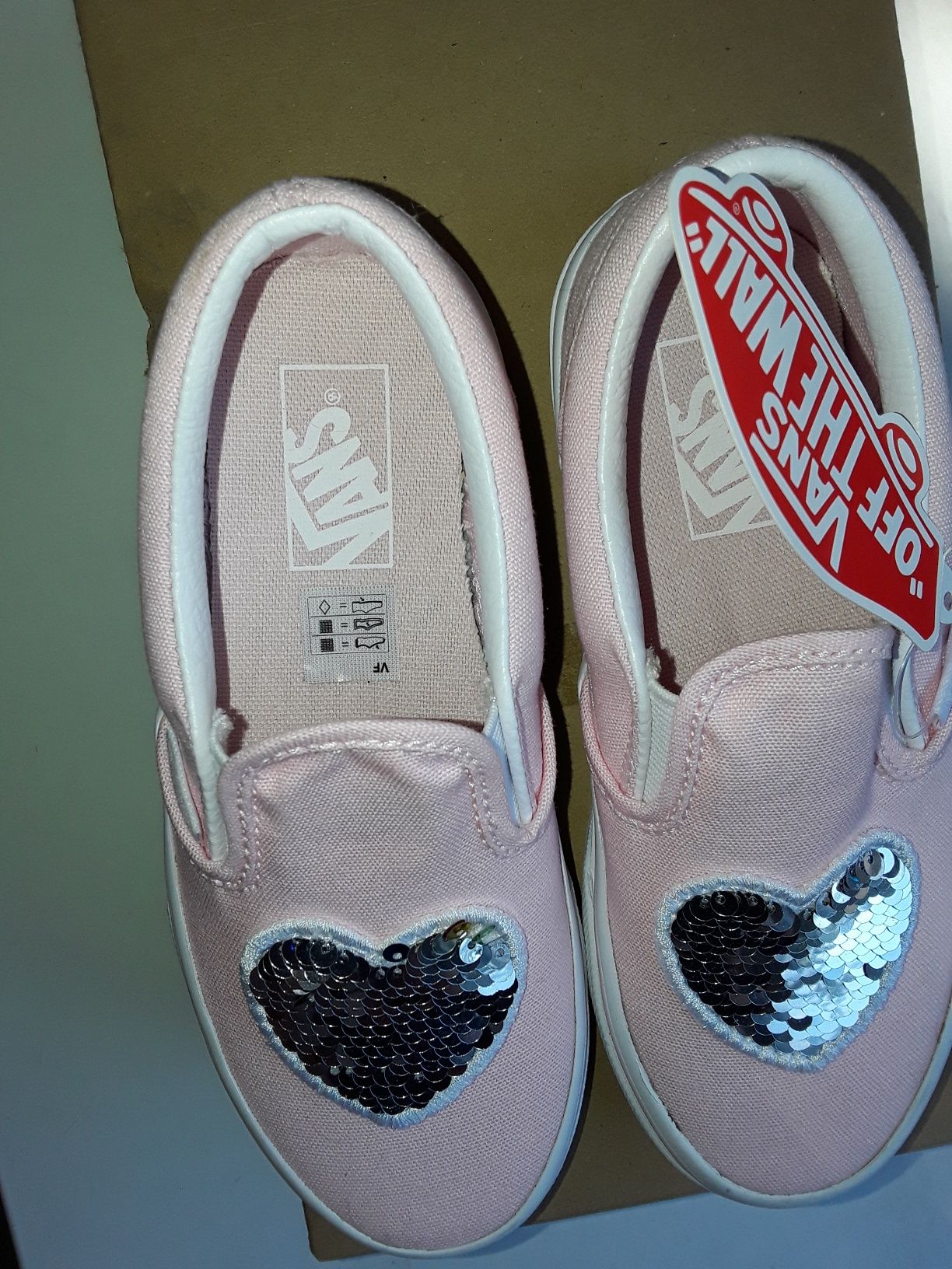 Новые детские кеды для девочек Vans Classic Slip-On 28p. оригинал