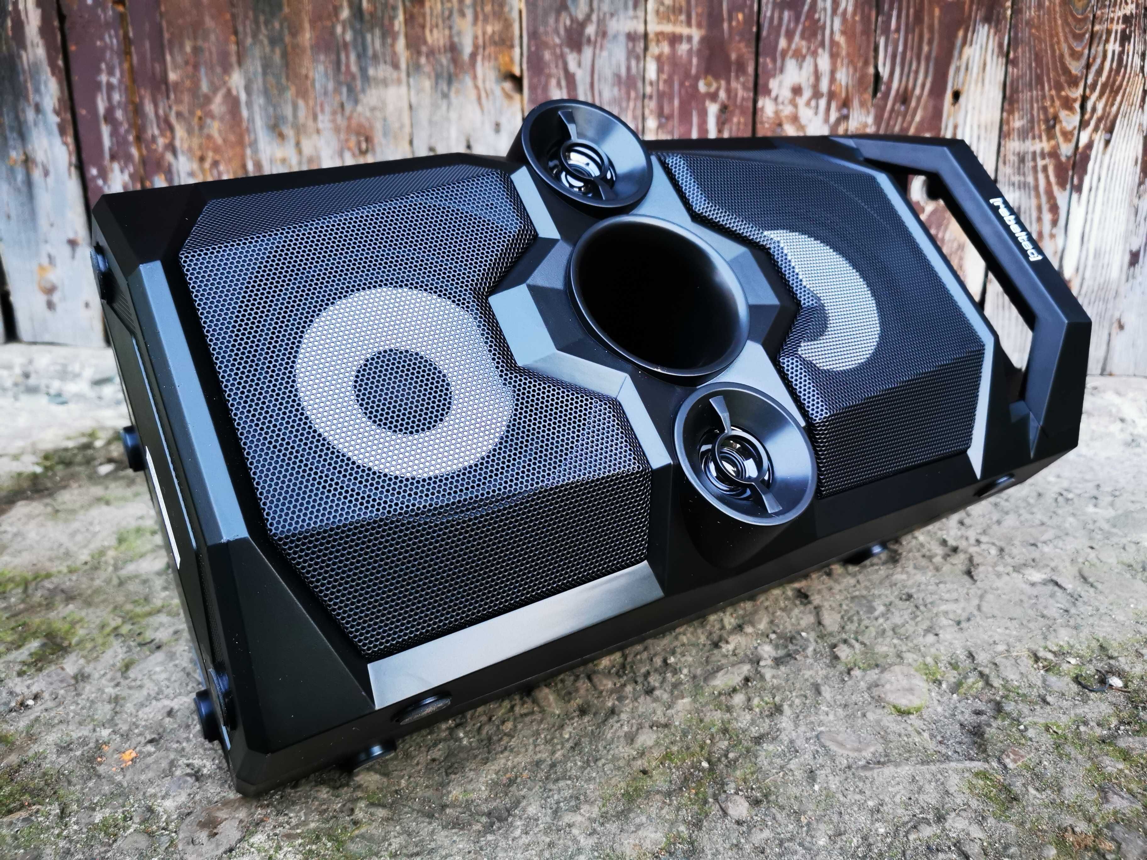 BOOMBOX Radio Wieża Kolumna Nagłośnieniowa SUBWOOFER Głośnik BLUETOOTH
