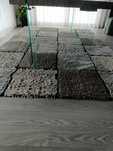Tapetes grandes cor cinza 200x300cm