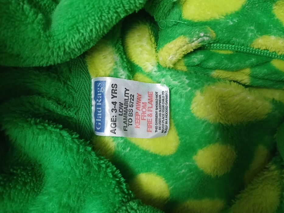 Dinozaur smok kostium przebranie strój r. 104  cm