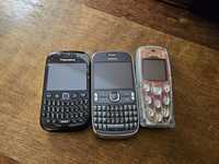 Telemóvel blackberry curve, nokia 302 e nokia 3200