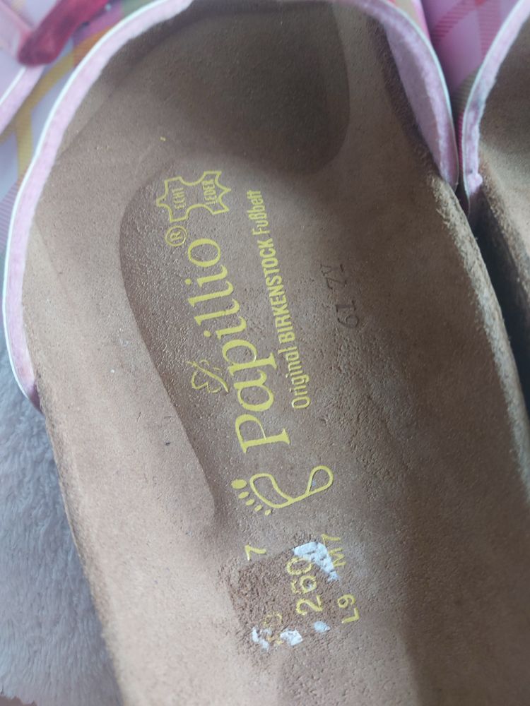 Шлепанцы papillio by birkenstock 40p цветные ортопедические