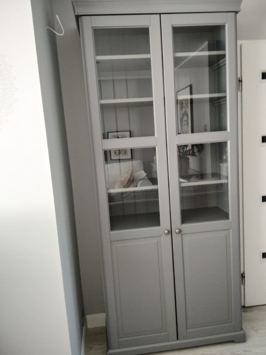 Witryna szara Liatorp IKEA