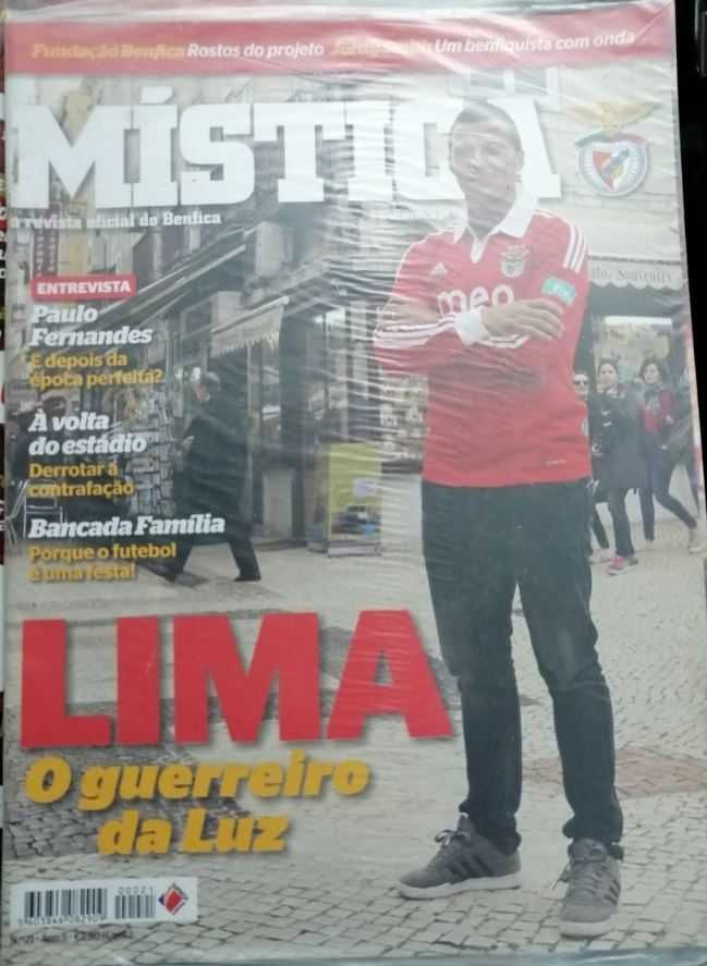 8 revistas da publicação oficial do Benfica MISTÍCA