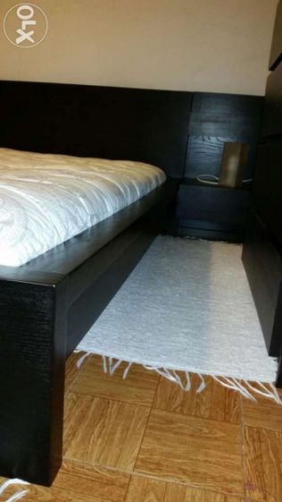 Quarto Completo (Cama +Cabeceiras+Colchão Látex+Comoda+MovelTV)