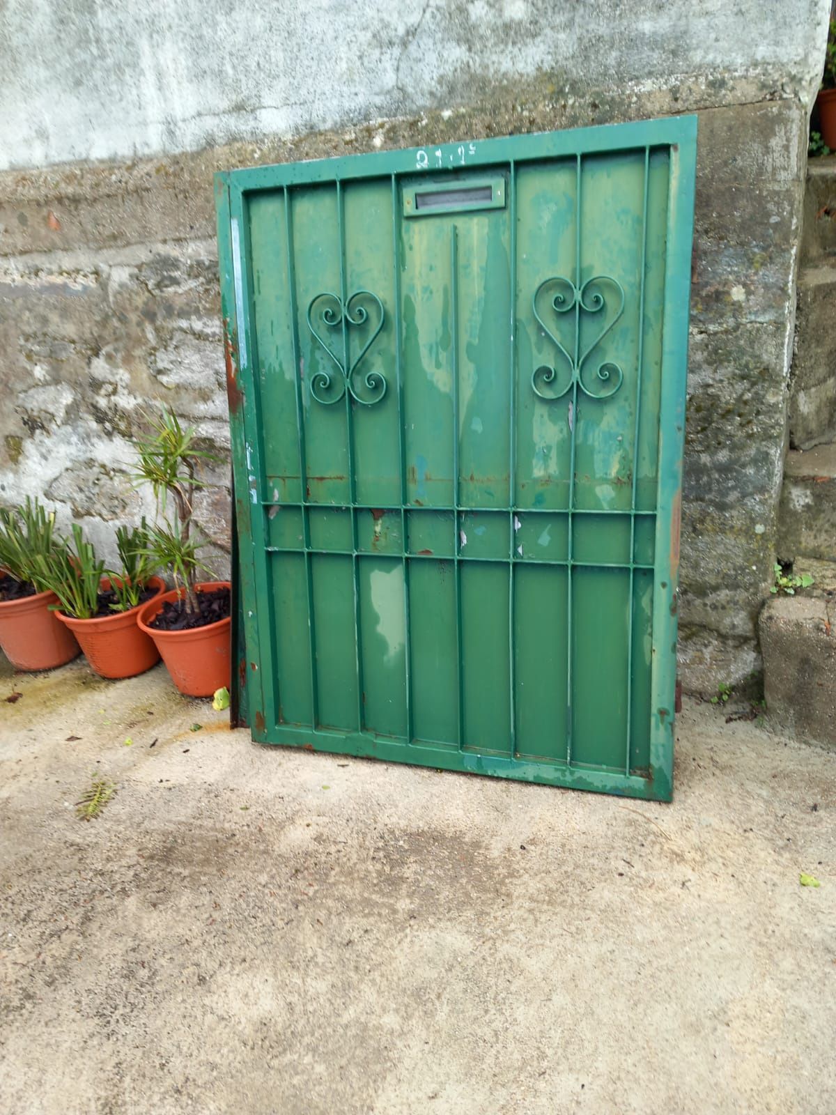 Portão ferro entrada