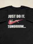 Vintage koszulka Just Do It Tomorrow Nike swoosh vintage 00’s 90’s