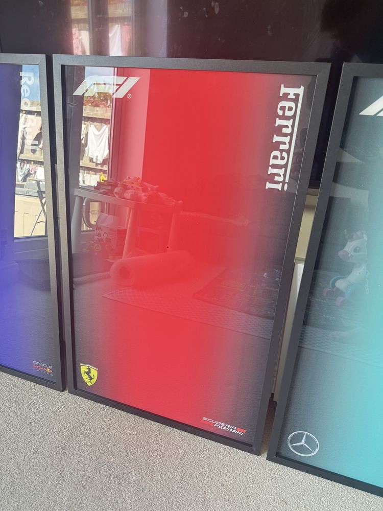 Coleção 4 quadros para lego formula 1 ferrari mclaren mercedes redbull