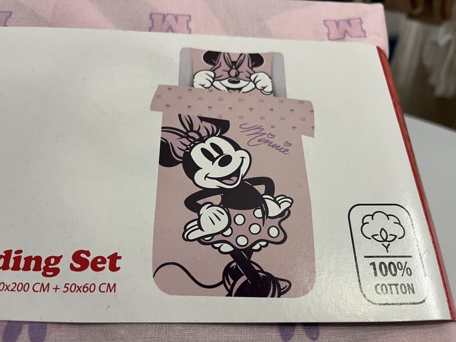 Pościel dziecięca Minnie Mouse. 140 x 200.  Nowa