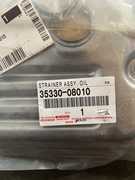 Фільтр масла Акп Тойота