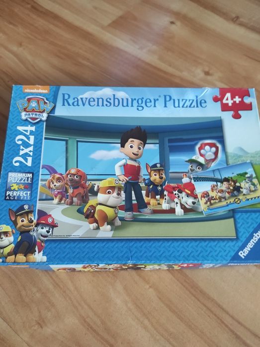 Puzzle Psi Patrol dwa obrazki