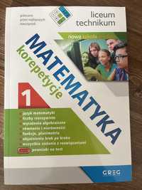 Matematyka 1 korepetycje - książka