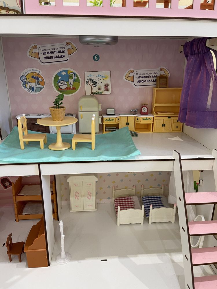 Детский домик с мебелью для кукол Lol