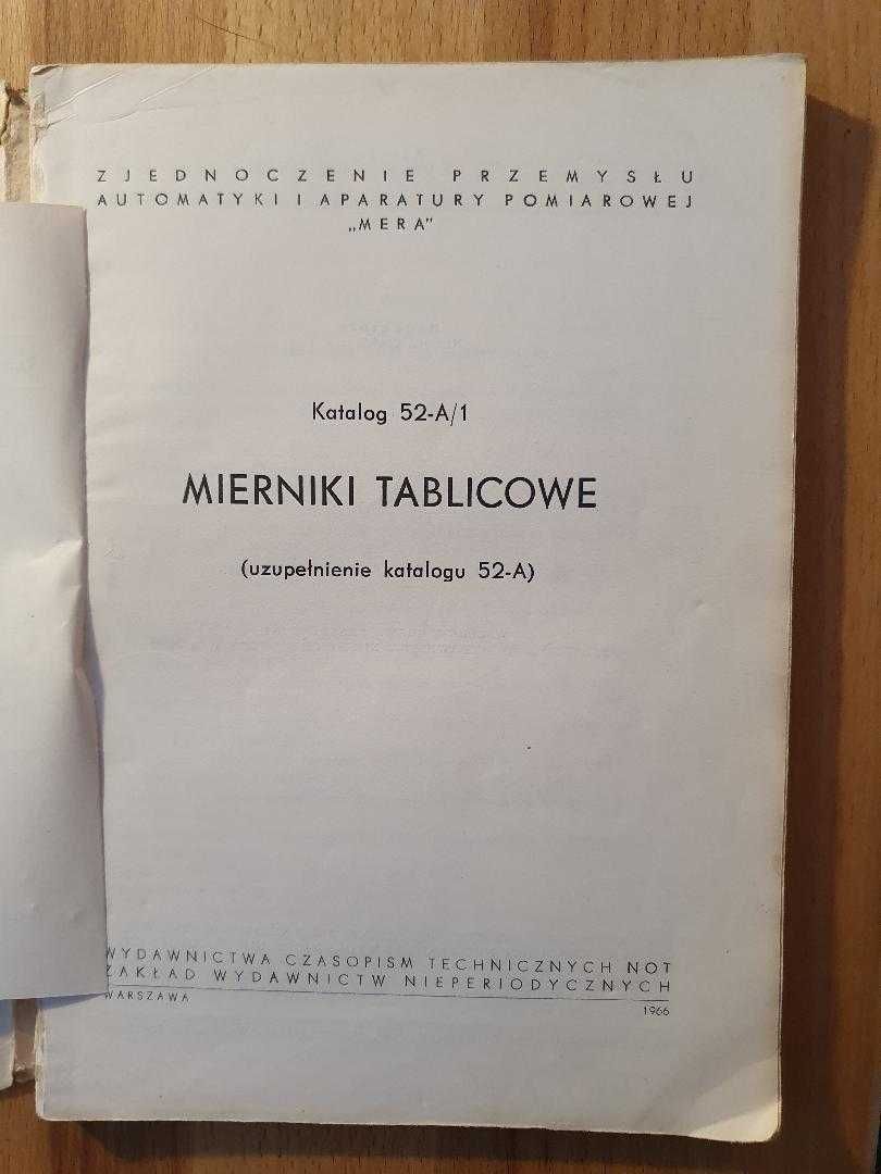 Mierniki Tablicowe- Era i Lumel, Katalog 1966