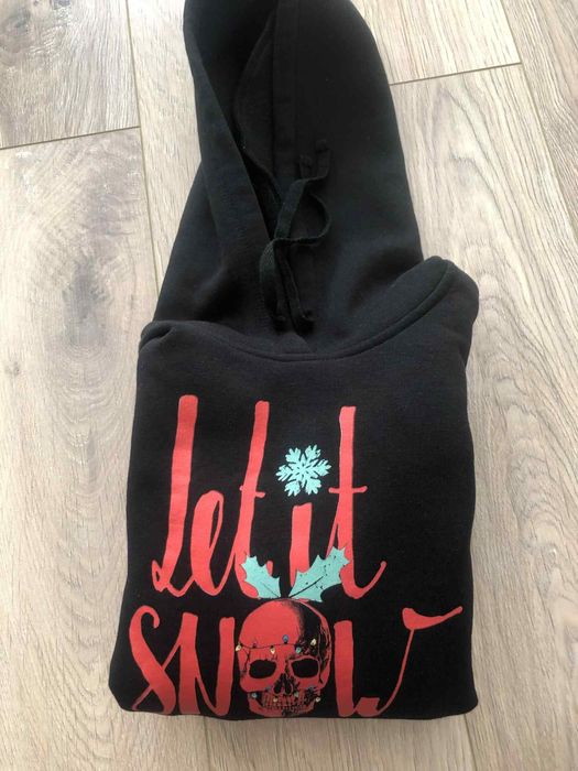 Bluza z motywrm holloween czarna bawelniana