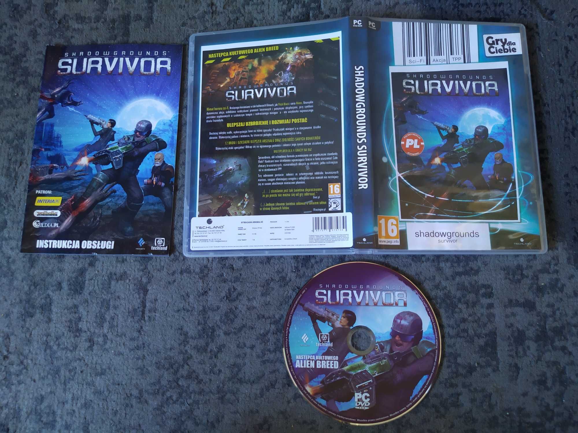 Shadowgrounds Survivor PC DVD PL
