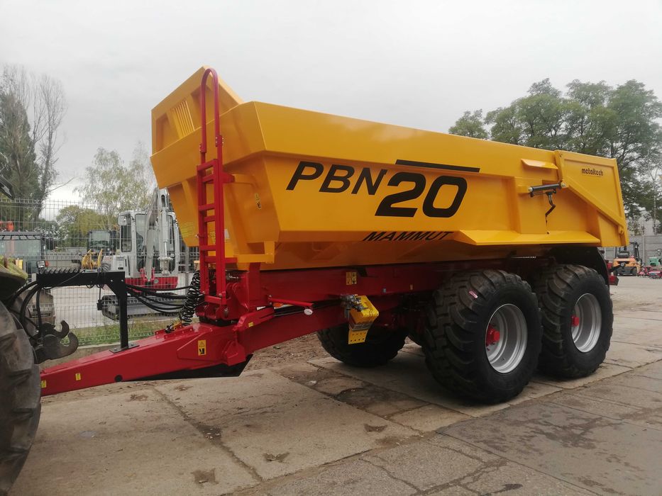 Wynajem Metaltech PBN20/20R przyczepa budowlana rolnicza tandem mamut