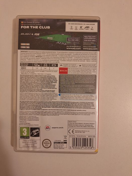 Vendo FC 25 para a Nintendo Switch