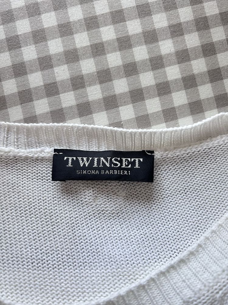 Kremowy sweter Twinset rozmiar M/38