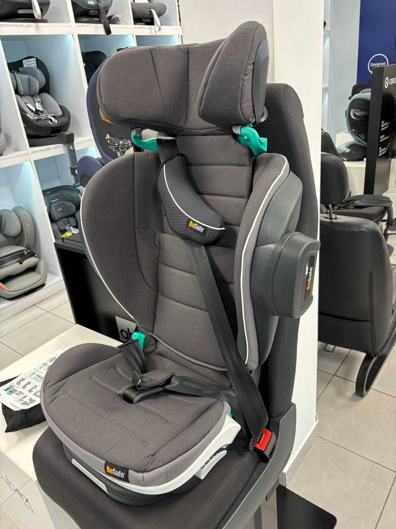 BeSafe iZi Flex Fix i-Size Fotelik 100-150cm 4/5 ADAC *OSTATNIE SZTUKI